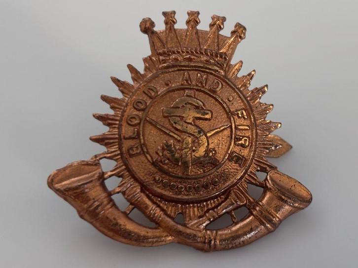 Leger des Heils embleem – “Blood and Fire” – vintage, Verzamelen, Religie, Gebruikt, Christendom | Protestants, Sieraad, Ophalen of Verzenden