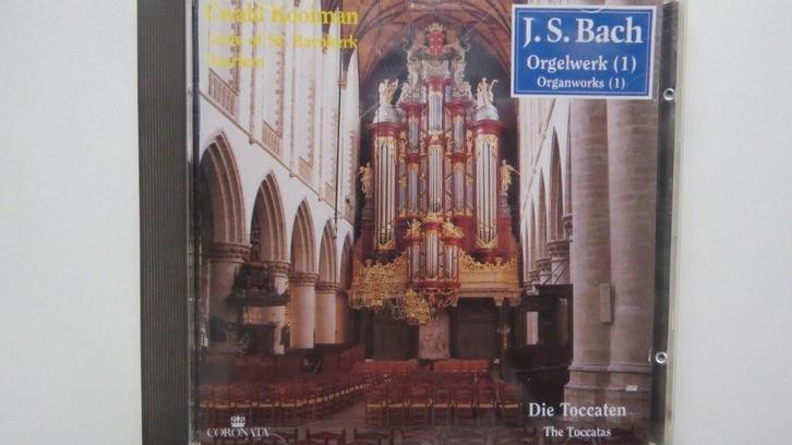 Cd orgel: Ewald Kooiman, J.S. Bach Orgelwerk 1, Bavo Haarlem, Cd's en Dvd's, Cd's | Klassiek, Zo goed als nieuw, Kamermuziek, Classicisme