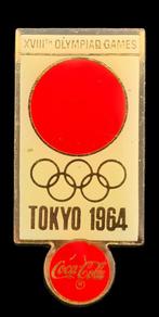 Coca-Cola Olympische Spelen Tokio 1964 pin, Verzamelen, Speldjes, Pins en Buttons, Verzenden, Nieuw, Sport, Speldje of Pin