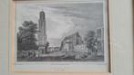 Historische prenten/etsen Utrecht  in lijst, Ophalen of Verzenden