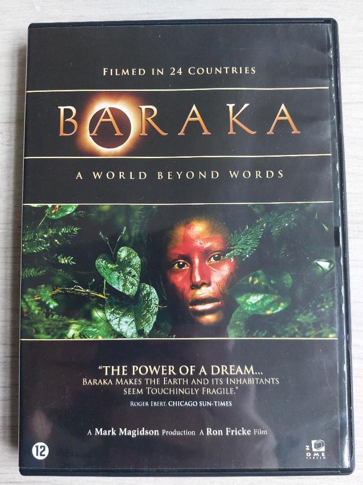 DVD Baraka (1992), Cd's en Dvd's, Dvd's | Documentaire en Educatief, Zo goed als nieuw, Alle leeftijden, Ophalen
