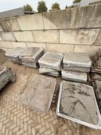 Te koop, 100x100 tegels, Tuin en Terras, Tegels en Klinkers, Ophalen, Gebruikt, 10 m² of meer, Beton