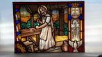 Joseph als timmerman,  glas inm lood, Ophalen