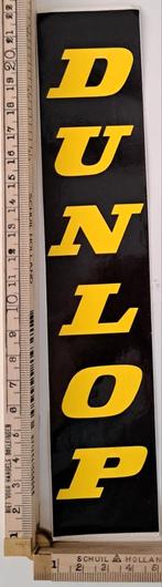 Vintage verticale sticker Dunlop banden logo merk, Ophalen of Verzenden, Overige typen