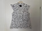 Mooi zomerse top shirt met bloemen motief, Maat 38/40 (M), Silver Creek, Wit, Ophalen of Verzenden