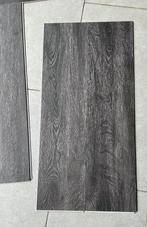 click pvc visgraat - antraciet - 60 m2 met ondervloer, Ophalen, Zwart, Nieuw, 50 tot 75 m²