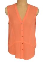 Nieuw Helmut Lang zijde topje, top, oranje, Mt. S, Verzenden, Helmut Lang, Nieuw, Oranje