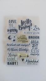 Stempelset Baby/Geboorte Thema, Hobby en Vrije tijd, Verzenden, Zo goed als nieuw, Clearstamp