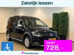 Volkswagen Caddy Rolstoelauto Automaat 3+1 Rolstoel geschikt, Auto's, Automaat, 12 maanden, Gebruikt, Zwart