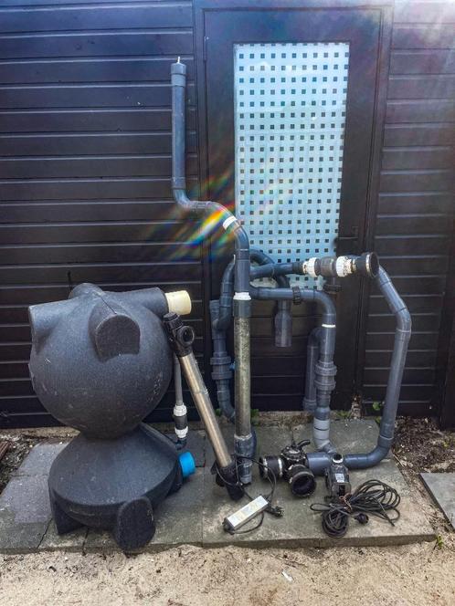 Vijver (koi) filterset SuperBead filter + uv + pomp + pvc, Tuin en Terras, Vijver-toebehoren, Zo goed als nieuw, Vijverfilter