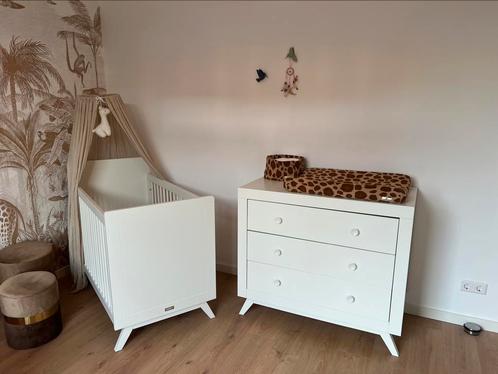 Bopita Anne Ledikant en Commode Compleet, Kinderen en Baby's, Kinderkamer | Complete kinderkamers, Zo goed als nieuw, Jongetje of Meisje