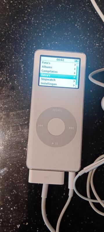 Apple iPod Nano 1e Generatie 2GB - Werkt Perfect + Oplader beschikbaar voor biedingen