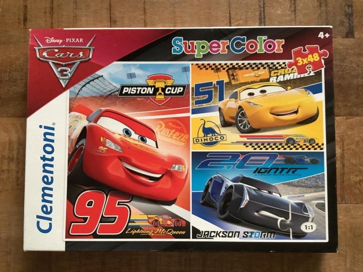Super color Cars puzzel compleet - Clementoni :helemaal, Kinderen en Baby's, Speelgoed | Kinderpuzzels, Gebruikt, 4 tot 6 jaar