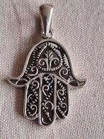 Zilveren Fatima Hand Hanger - 925 Zilver, Verzenden, Nieuw, Kruis of Symbool, Zilver