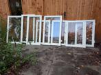 10 stuks originele jaren 30 raampjes - enkel glas, Doe-het-zelf en Verbouw, Glas en Ramen, Ophalen