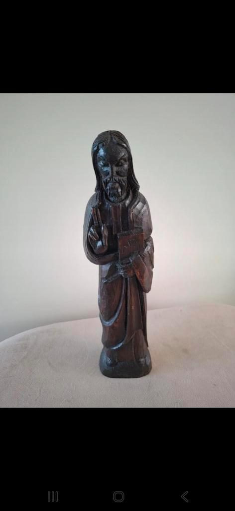 Houten Beeldje Jezus Christus, Antiek en Kunst, Kunst | Beelden en Houtsnijwerken, Ophalen of Verzenden