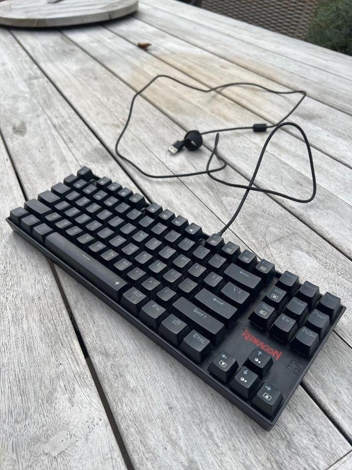 Redragon Kumara Pro K552P, Computers en Software, Toetsenborden, Gebruikt, Qwerty, Bedraad, Gaming toetsenbord, Multimediatoetsen