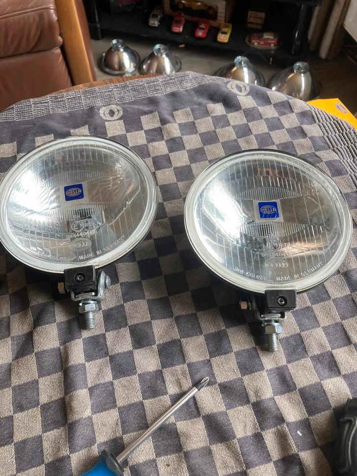Oldtimer 2 Hella verstralers comet 500, Auto-onderdelen, Verlichting, Gebruikt, Ophalen of Verzenden