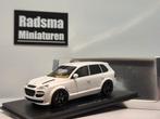 Porsche Cayenne Gemballa GT 550 - Wit - 1:43 Spark, Overige merken, Auto, Ophalen of Verzenden, Zo goed als nieuw