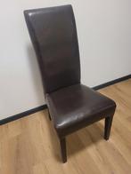 4 prachtige eettafelstoelen, Huis en Inrichting, Ophalen, Bruin, Hout, Zo goed als nieuw