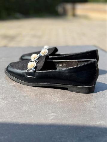 Zwarte mocassins - maat 38 beschikbaar voor biedingen