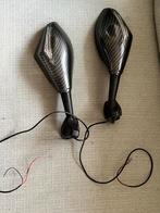 Universele sportmotorspegels met knipperlichten, Motoren, Ophalen of Verzenden, Zo goed als nieuw