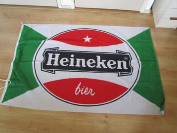 Heineken vlag, 146x92 cm. Vintage beschikbaar voor biedingen