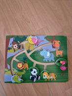 Houten schuifpuzzel dieren, Ophalen of Verzenden, Zo goed als nieuw, Van hout, Minder dan 10 stukjes