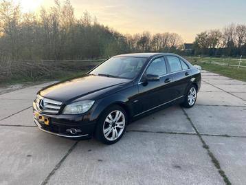 Mercedes-Benz C-Klasse 1.8 C180 CGI Sedan AUT 2010 Zwart✅ beschikbaar voor biedingen