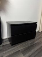 2x Ikea Malm ladekast met 2 lades, Ophalen, Gebruikt, Minder dan 45 cm, Minder dan 55 cm