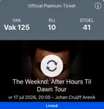 The Weeknd, Twee personen, Juli