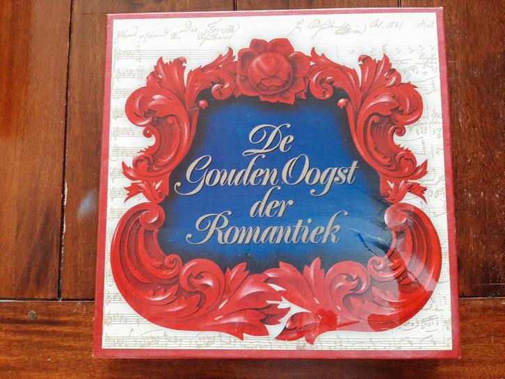 Box De gouden oogst der romantiek / Diverse orkesten, Cd's en Dvd's, Vinyl | Verzamelalbums, Gebruikt, Pop, 12 inch, Ophalen of Verzenden