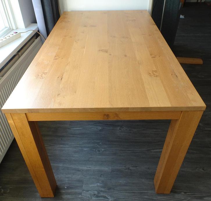 kasten en tafels, Huis en Inrichting, Tafels | Eettafels, Gebruikt, 50 tot 100 cm, 150 tot 200 cm, Vier personen, Rechthoekig