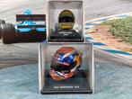 20 x helmet  o.a m.schumacher /max en jos verstappen /senna, Hobby en Vrije tijd, Modelauto's | 1:5 tot 1:12, Ophalen of Verzenden