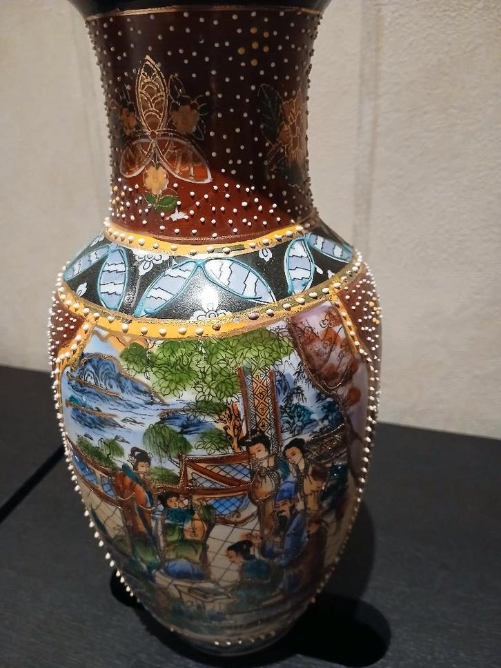 Japanse Satsuma Vaas, Antiek en Kunst, Antiek | Keramiek en Aardewerk, Ophalen