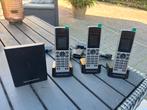 3x Grandstream VoIP IP telefoons met basistation, Telecommunicatie, Datacommunicatie en VoIP, Ophalen of Verzenden, Zo goed als nieuw