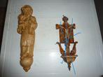 oud religie wandbeeld jesus met kind, Antiek en Kunst, Ophalen of Verzenden