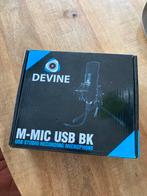 Devine M-Mic USB BK, Ophalen of Verzenden, Zo goed als nieuw, Studiomicrofoon