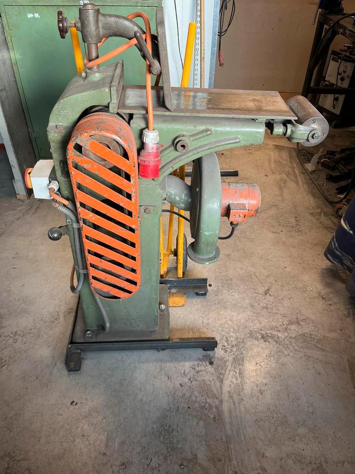 Stationaire Bandschuurmachine, Doe-het-zelf en Verbouw, Gereedschap | Schuurmachines, Gebruikt, Bandschuurmachine, 1200 watt of meer