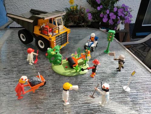 Wegwerkzaamheden met vrachtwagen, Kinderen en Baby's, Speelgoed | Playmobil, Zo goed als nieuw, Ophalen of Verzenden