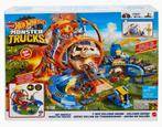 Hot Wheels Monster Trucks T-Rex Vulkaan Arena, Ophalen, Racebaan, Zo goed als nieuw, Hot Wheels