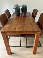 Eetkamertafel, Ophalen, Gebruikt, Teakhout, 50 tot 100 cm