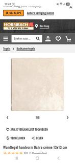 Handmade tegeltjes beige/ochre/crème 2 dozen, Doe-het-zelf en Verbouw, Tegels, Ophalen, Nieuw, Minder dan 20 cm, Minder dan 20 cm