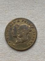 Penning Engeland 1840 huwelijk queen Victoria, Postzegels en Munten, Penningen en Medailles, Ophalen of Verzenden, Overige materialen