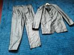 Tweedelig pak zijde/katoen ook mooi als trouwpak, Ophalen of Verzenden, Zo goed als nieuw, Grijs