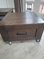 Salontafel, Huis en Inrichting, Tafels | Salontafels, Ophalen, Gebruikt, 50 tot 100 cm, Vierkant