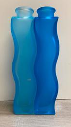 Ikea Skämt blauwe vaasjes. Perfect voor bloemetjes, Blauw, Ophalen of Verzenden, Minder dan 50 cm, Glas