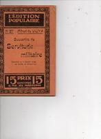 boekje souvenirs de servitude militaire, Boeken, Ophalen of Verzenden, Zo goed als nieuw, Landmacht, Voor 1940