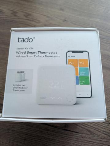 Tado V3+ Starterset –Thermostaat + 2 radiatorknoppen - NIEUW beschikbaar voor biedingen