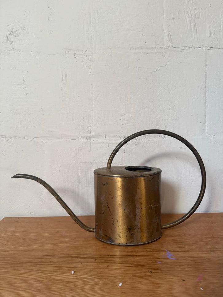 Vintage Metalen Gieter, Tuin en Terras, Gieters, Gebruikt, Metaal, Ophalen of Verzenden